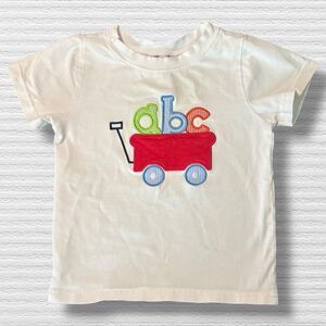 ABC Wagon Applique Back To School Tee Shirt 24 Month